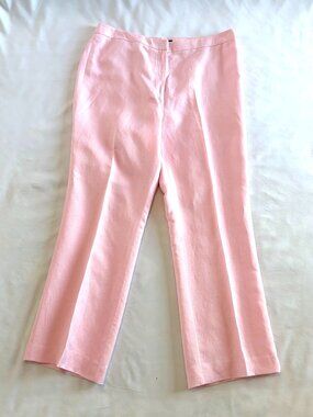 Alex Marie vintage linen trousers 10 pink lined